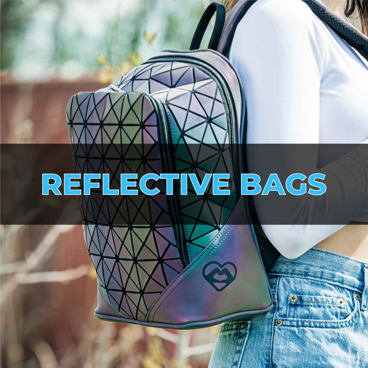 Reflective Holographic Bag and Fanny Pack For Festival - Kandies World