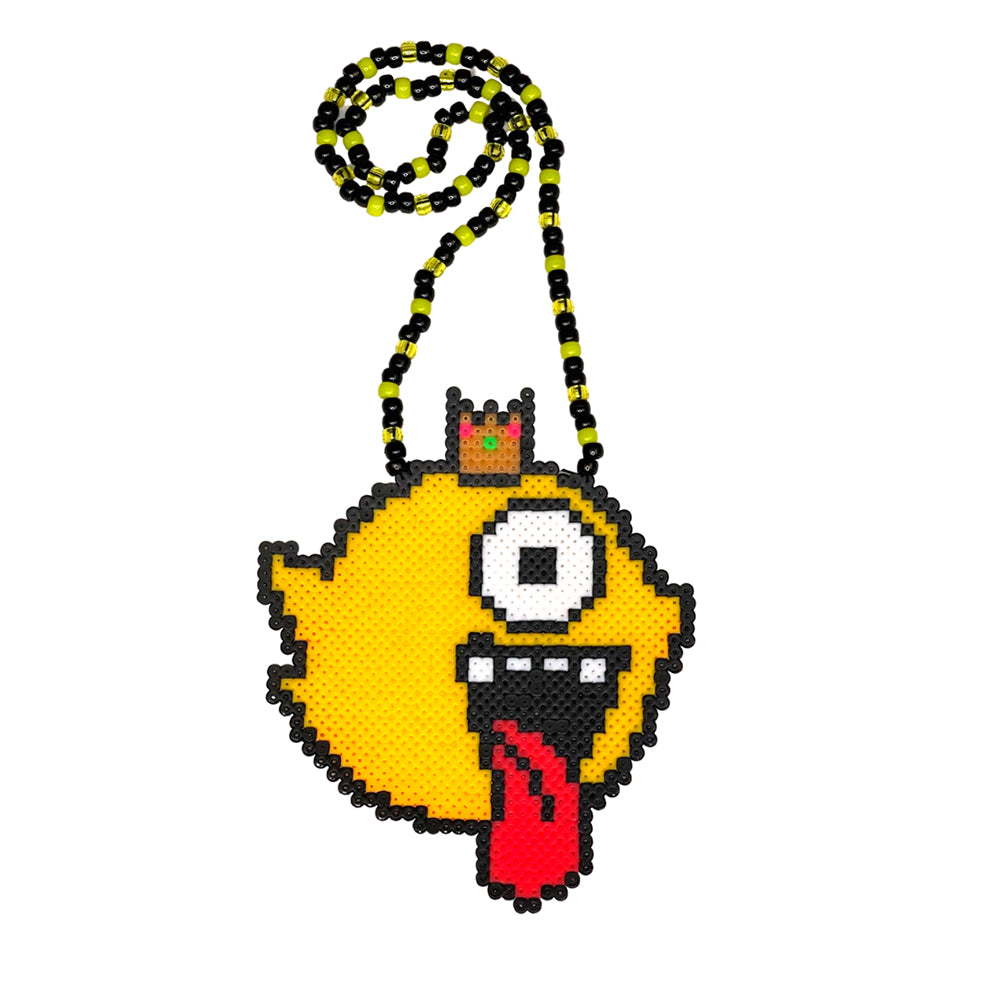 Subtronics x Kandies World - Cyclops Boo Perler Necklace