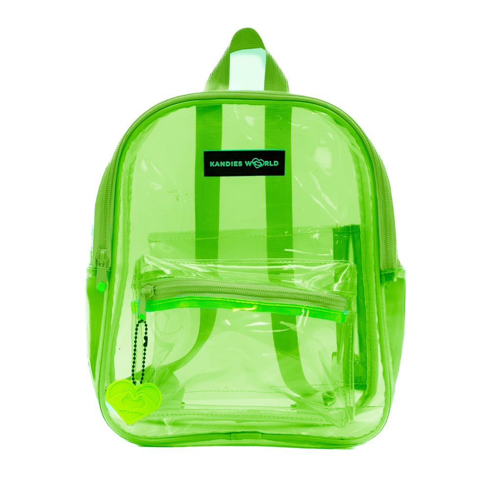 Green Clear Backpack