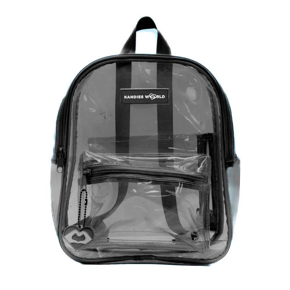 Black Clear Backpack