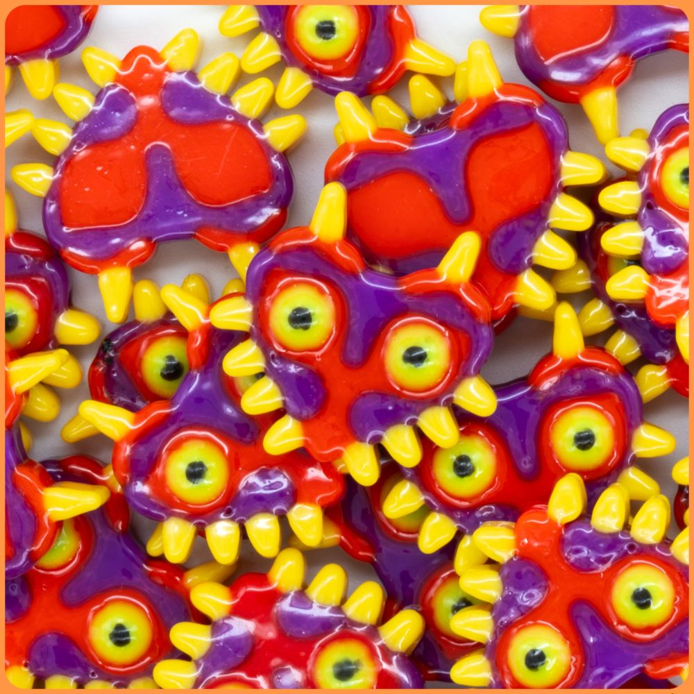 Majora's Mask Custom Beads