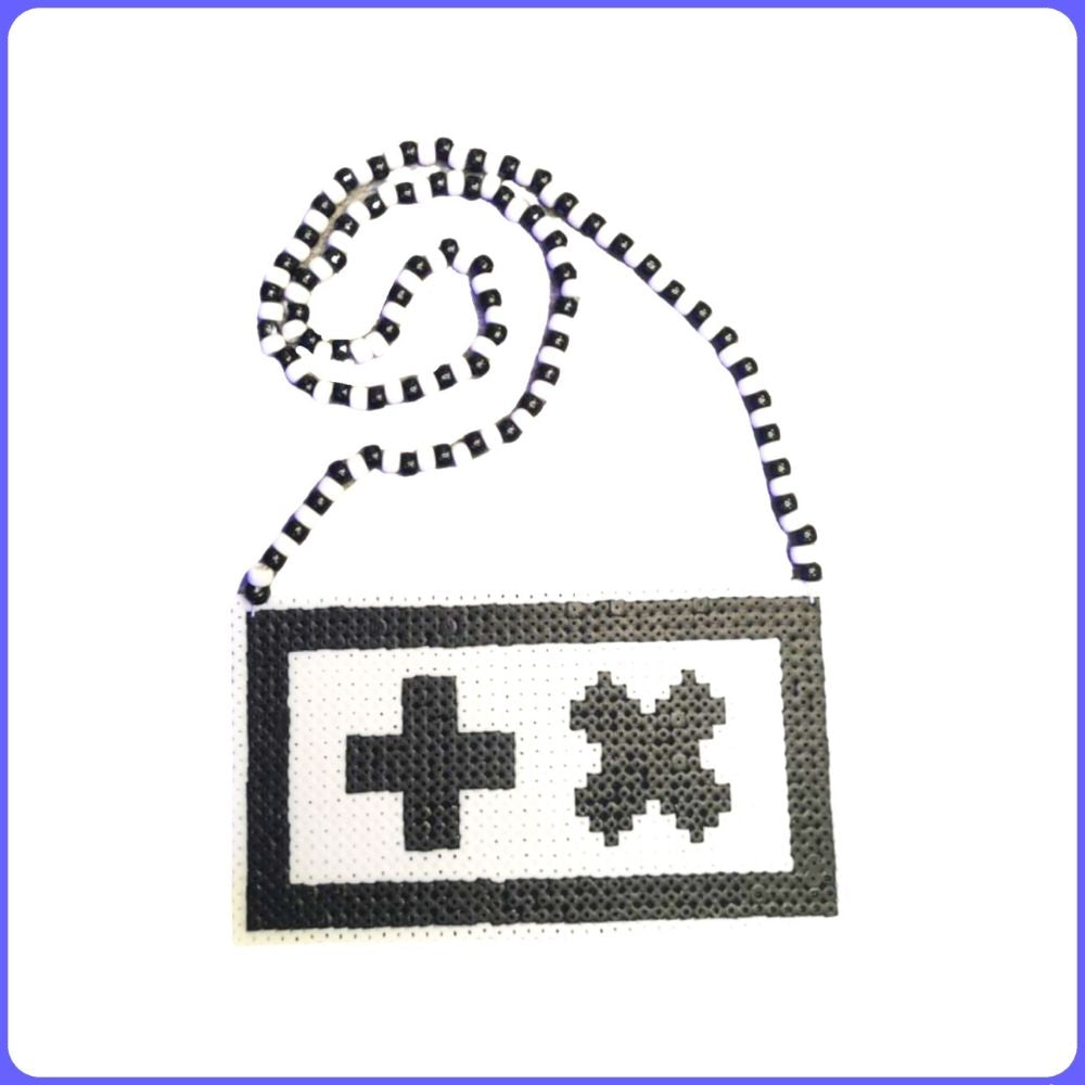 Martin Garrix Glow-In-The-Dark Custom Rave Perler Necklace