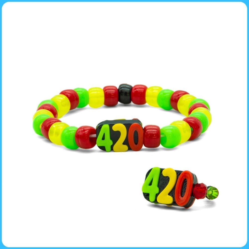 420 Ring & Kandi Bracelet - 2/Pack