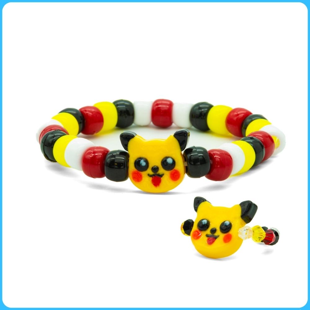 Pika Ring & Kandi Bracelet - 2/Pack