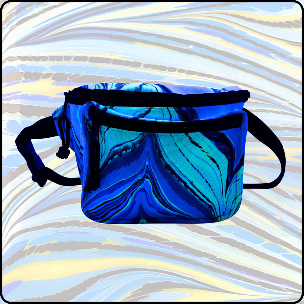 Beach Please UV Hydro-Dipped Fanny Pack