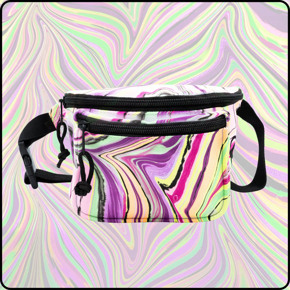 Fruit Stripes UV Hydro-Dipped Fanny Pack