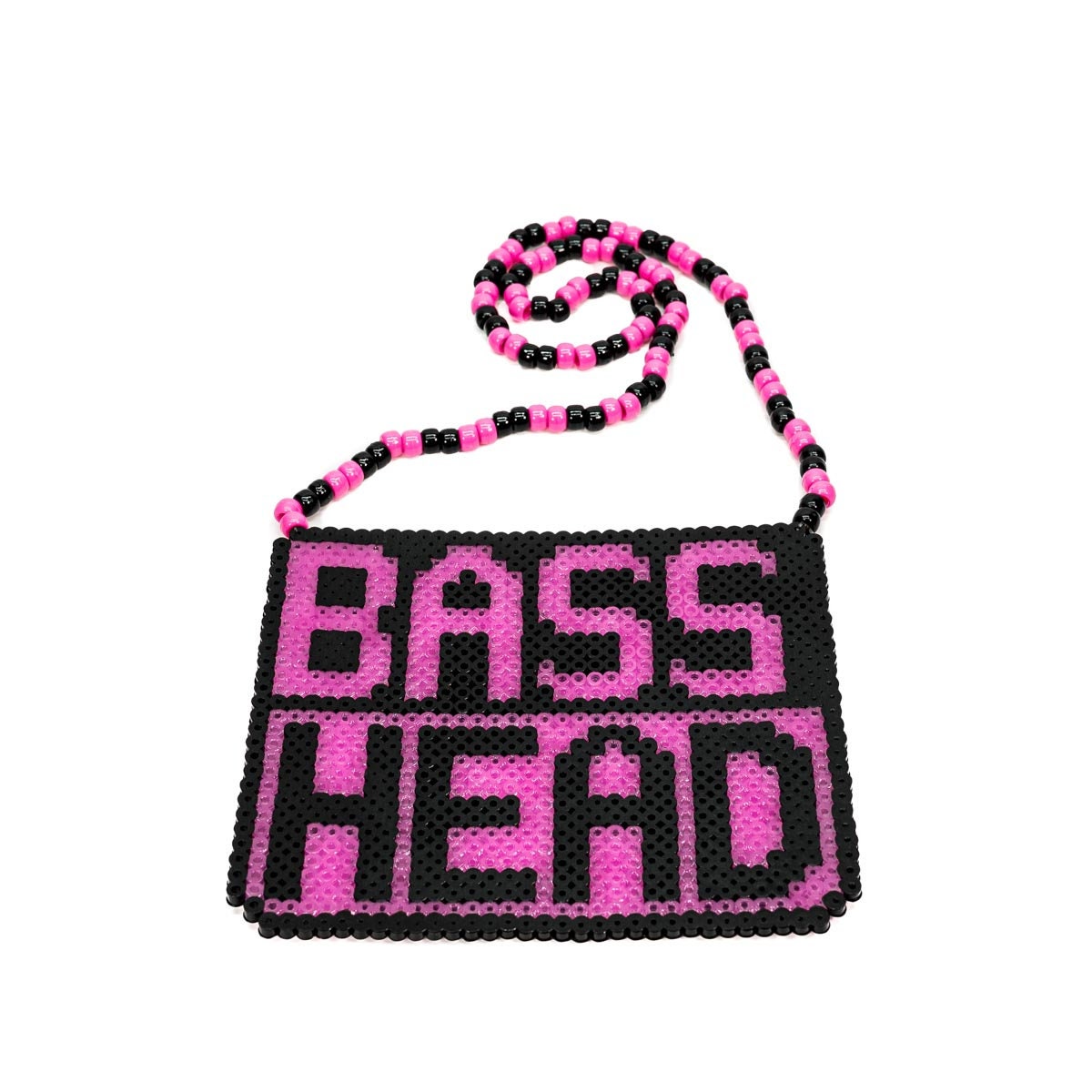 Basshead Custom Perler Necklace