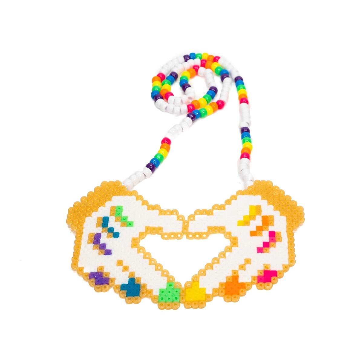 Heart Hands Custom Perler Necklace