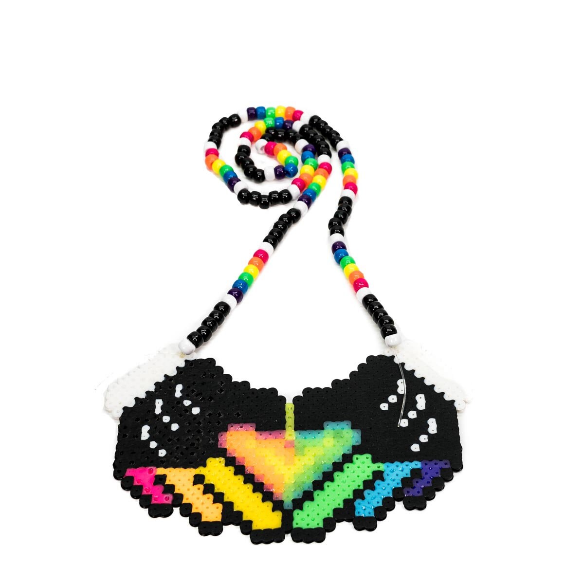 Heart Hands Custom Perler Necklace