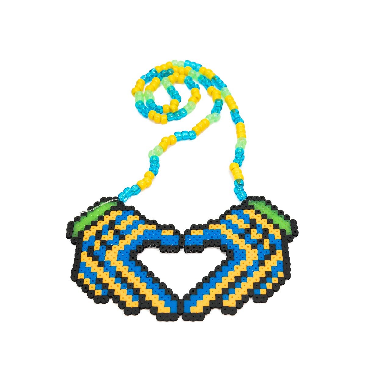 Heart Hands Custom Perler Necklace