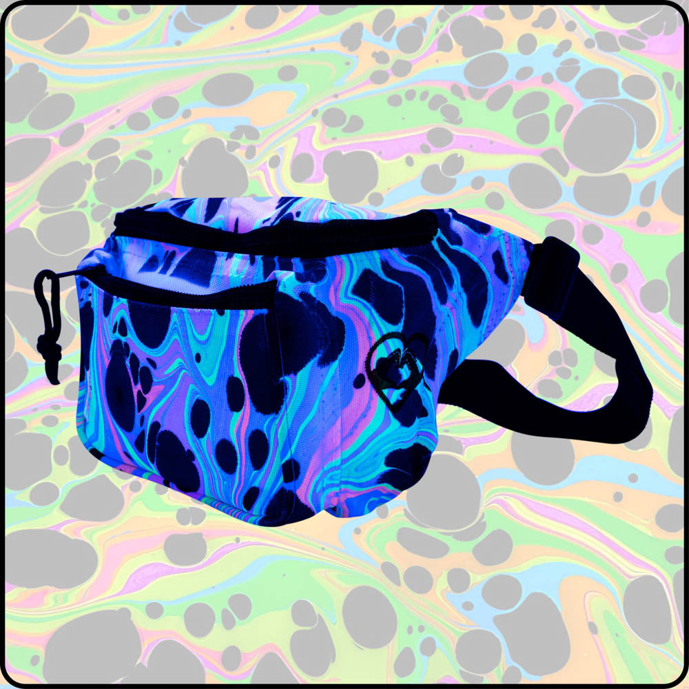 Space Spiders UV Hydro-Dipped Fanny Pack