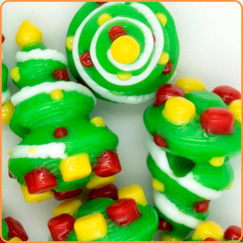 Christmas Tree Custom Beads