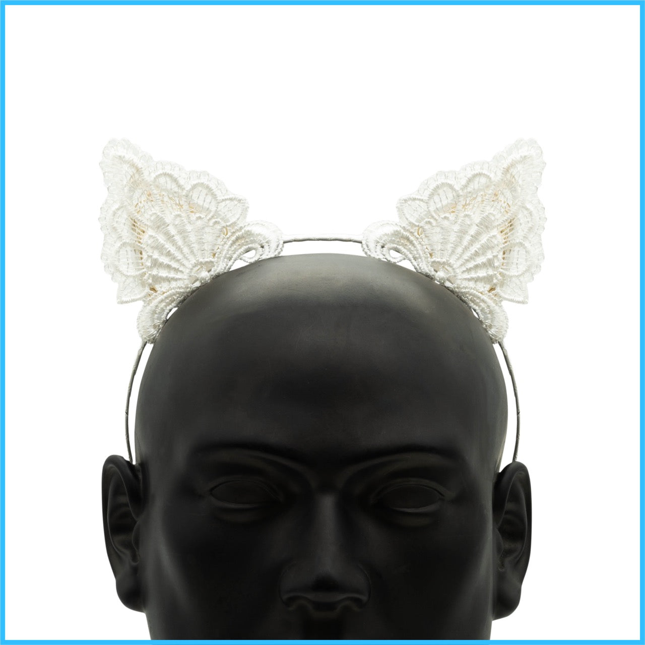 White Lace Cat LED Ears