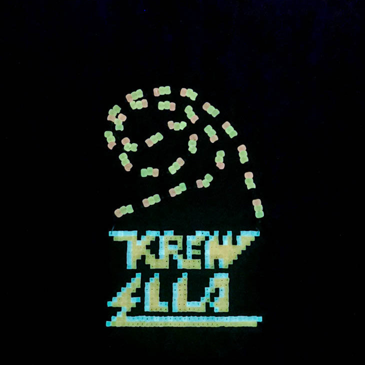 Krewella Glow-In-The-Dark Custom Rave Perler Necklace