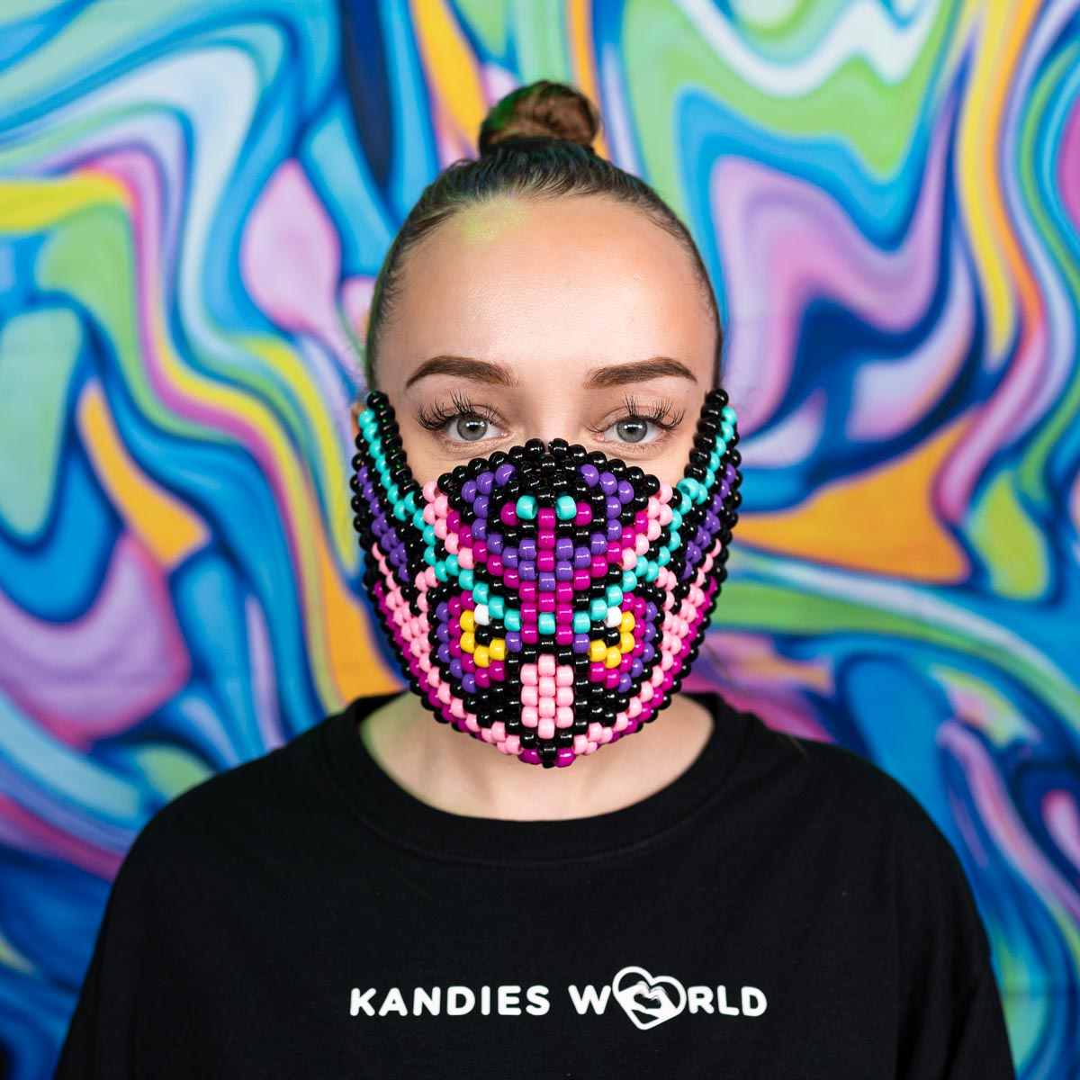 Mystical Owl Full Face Kandi Mask - 2 Colors Available – Kandies World